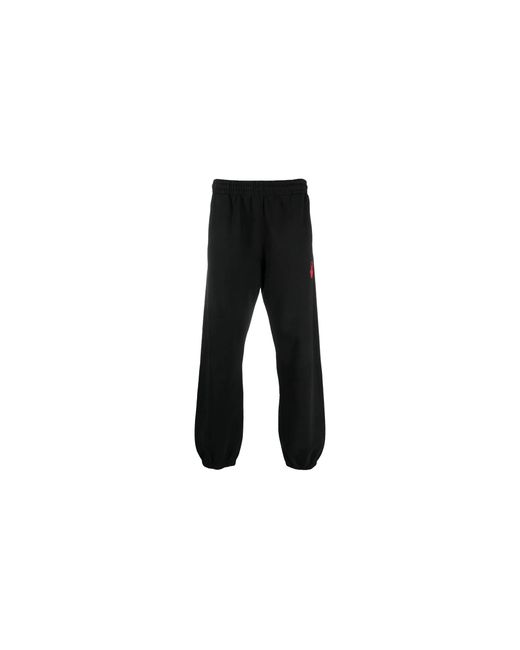 Off-White c/o Virgil Abloh Black Hands Off-Print Track Pants Omch029F21Fle0021025" for men