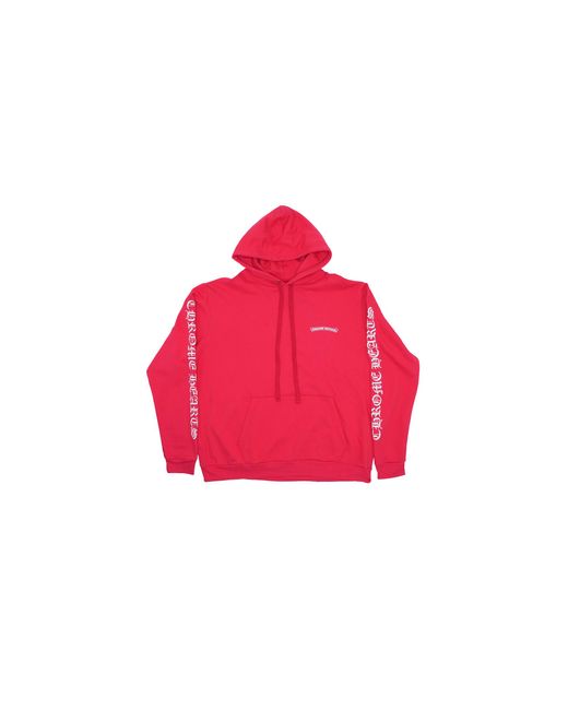 Chrome Hearts Black Scroll Logo Hoodie Chrm0016" for men
