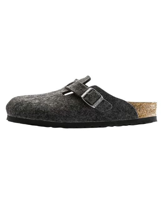 Birkenstock Black Boston Felt "Anthracite for men