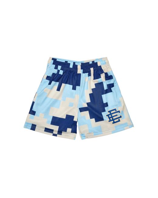 Eric Emanuel Blue Ee Basic Shorts "Digi Camo" Ee167" for men