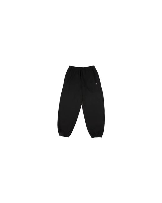 Nike Black Solo Swoosh Cuffed Sweatpants Hv1088 010" for men