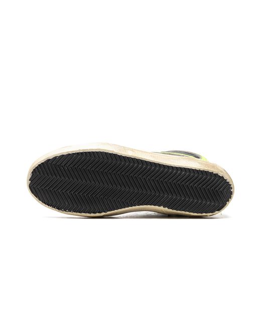 Golden Goose Deluxe Brand Black Slide Canvas Upper Suede And Gabardine Toe Nylon Tongue Leather Star And Wave Ice" Gmf00508.F004407.50772" for men