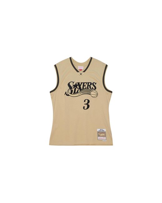 Mitchell & Ness Black Swingman Jersey 76Ers 2000 "Allen Iverson" Smjylf19121 P76Khak00Aiv" for men