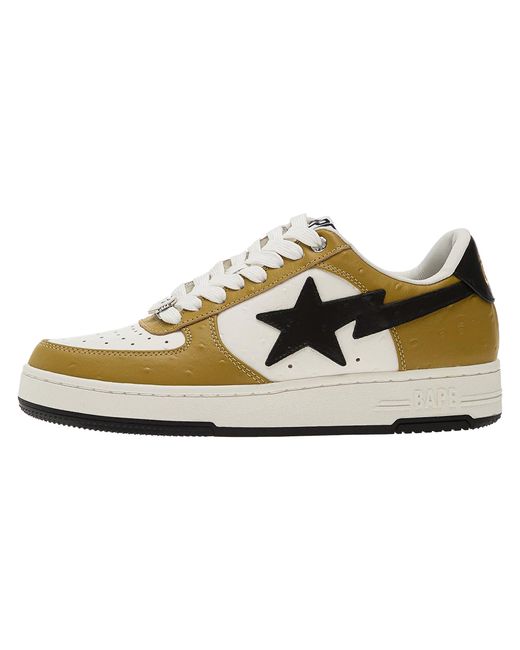 A Bathing Ape Black Sta #3 Ostrich" 001Fwl801303 Brw" for men