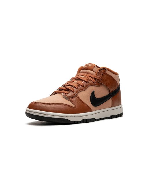 Nike Brown Dunk Mid "Amber" Dz2533 200" for men