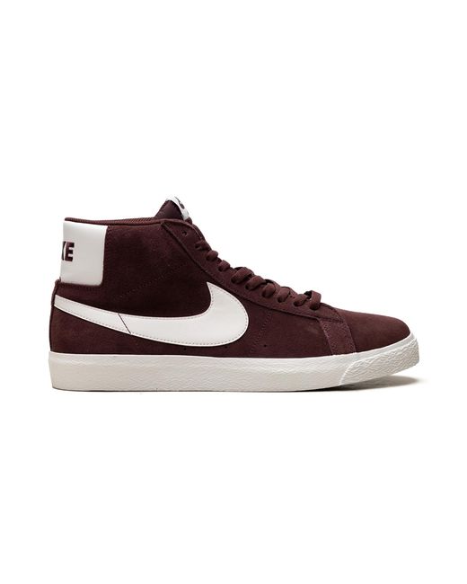 Nike Purple Zoom Blazer Mid Sb "Burgundy" Fd0731 600" for men