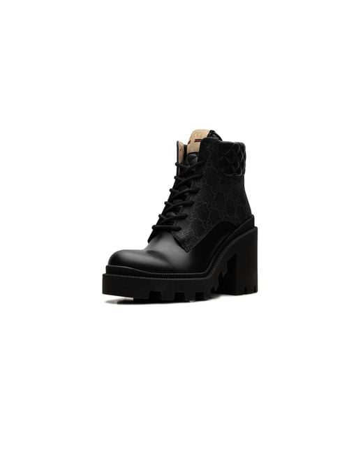 Gucci Black Gg Ankle Boot 659691 Uc810 1000"