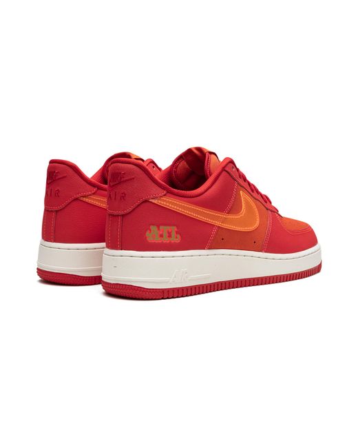 Nike Red Air Force 1 Low "Atl" Fd8306 657" for men