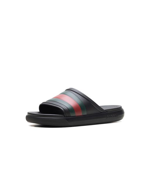 Gucci Black Web Slide Sandal 780286 J8700 1025" for men