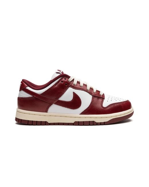 Nike Red Dunk Low Prm "Team" Fj4555 100"