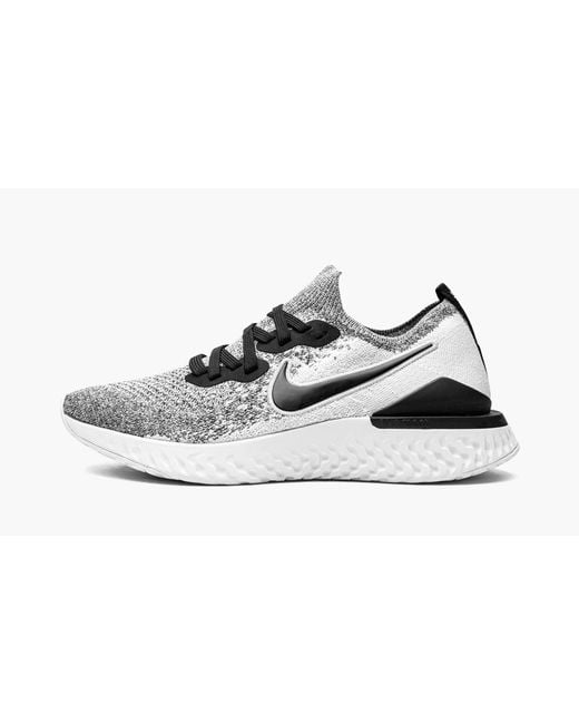 Nike Black Epic React Flyknit 2 Shoes