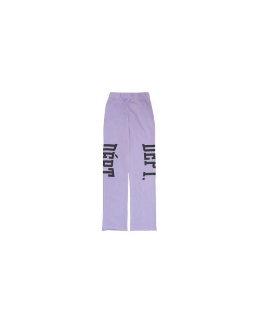 GALLERY DEPT. Black Gym Logo Sweatpants "Lilac" Gd073" for men