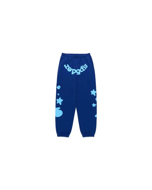 Sp5der Blue Beluga Sweatpants 400" for men