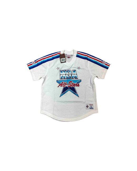 Mitchell & Ness Black Nba Mesh V-Neck T-Shirt "1991 All-Star Game for men