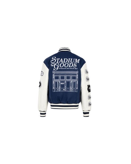 Stadium Goods Blue Nyc Varsity Jacket "Nyc Varsity Jacket" Sgs0530"