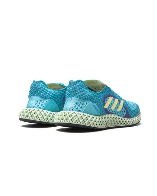 Adidas Blue Zx Runner 4D 'Light Aqua' Fy0152" for men
