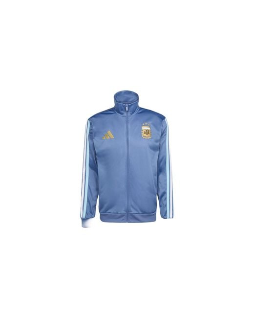 Adidas Blue Argentina Dna Track Top "Crew" Jz6289" for men
