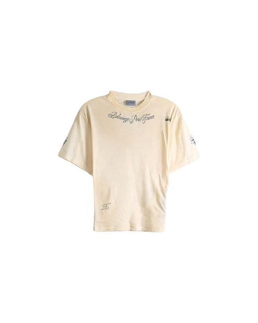 Balenciaga Black Love Conquers All T-Shirt "Ivory" A0016Utuvq39002"