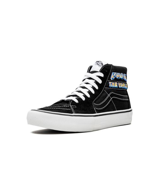 Vans Black Sk8-Hi Pro "Supreme for men