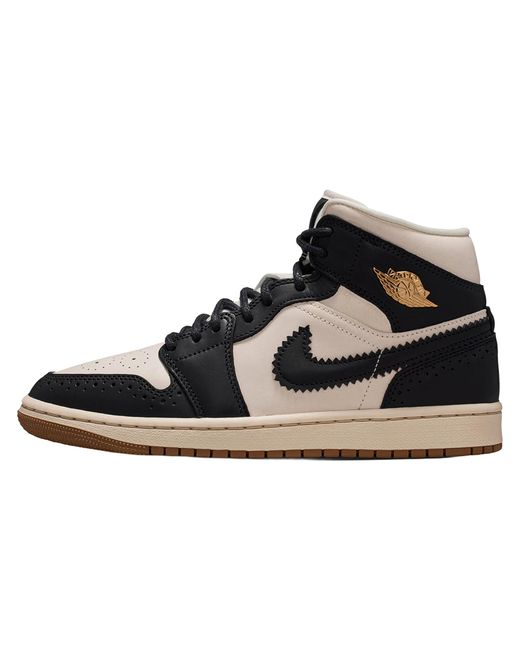 Nike Black 1 Mid Se "Off Noir Chalk" Io0760 001"