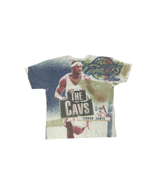 Mitchell & Ness Black Nba Breaking Boards Sublimated T-Shirt "Lebron James Cleveland Cavaliers" 4351013Eyhlbj" for men