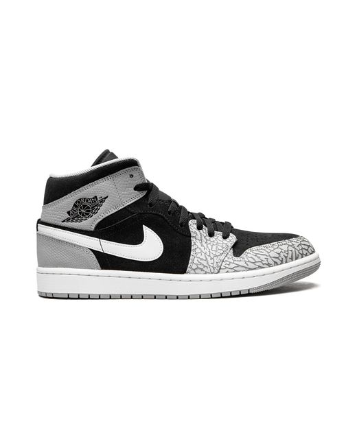 Nike Black 1 Mid Se "Elephant Print" Dm1200 016" for men
