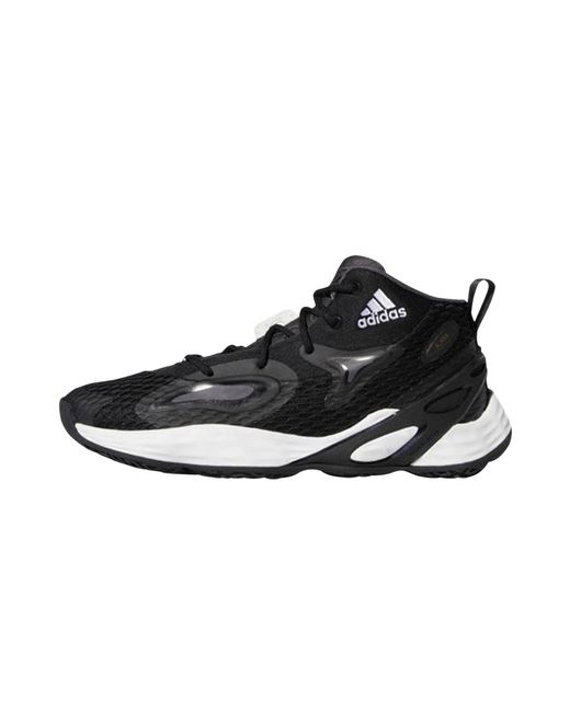 Adidas Black Exhibit A Mid H67747" for men