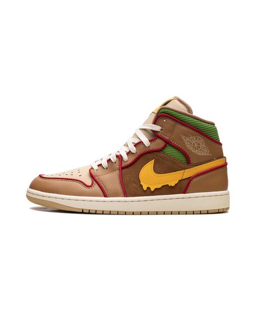 Nike Black 1 Mid Se "Cheeseburger" Ib7403 224" for men