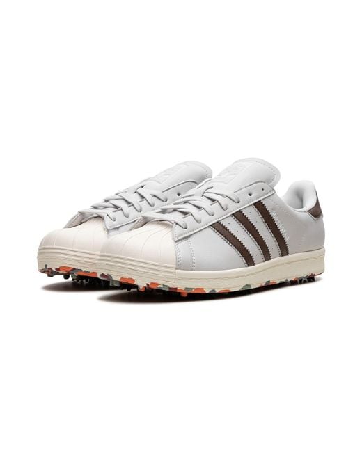 adidas Superstar Golf "grey Brown" Shoes in Black | Lyst UK