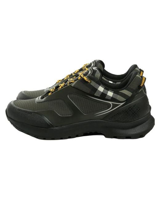 Burberry Black Check And Mesh Discover "Thicket" 8121521" for men