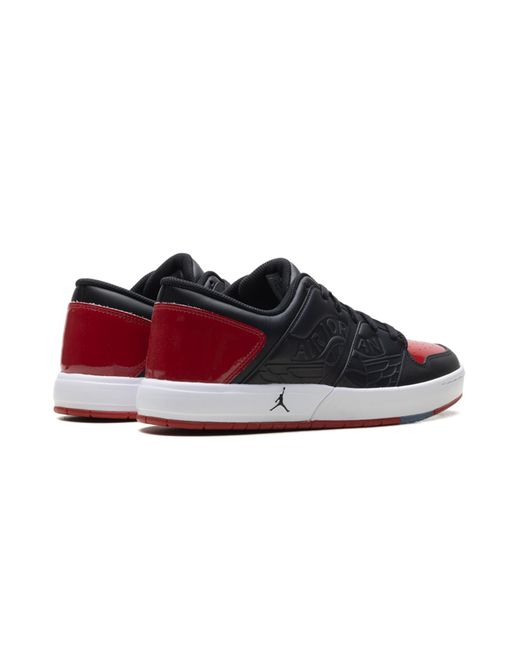 Nike Black Nu Retro 1 Low "Patent Bred" Dv5141 006" for men