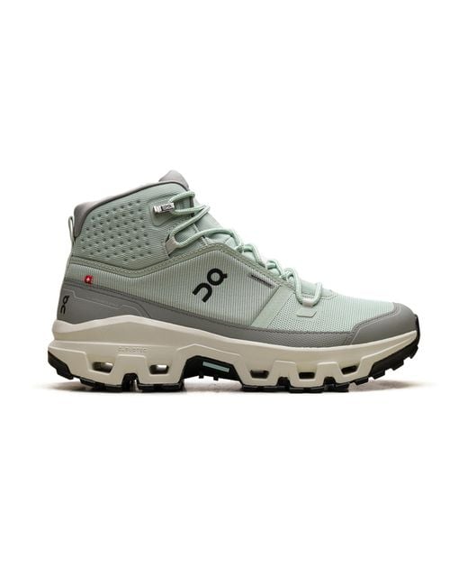 On Shoes Black Cloudrock Mid Wp "Mineral Aloe" 3Wf10132078"