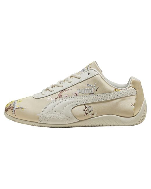 PUMA Black Speedcat Silky "Vapor Buttercream" 408424 01"