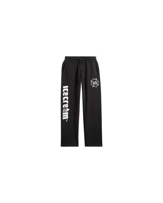 ICECREAM Black Vertical Sweatpants 451 8107" for men