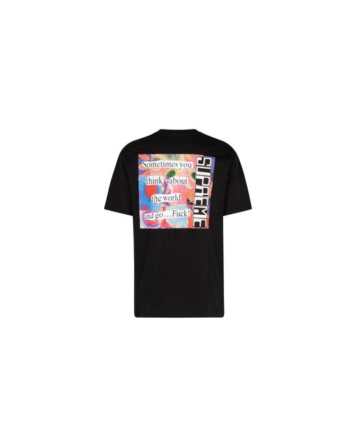 Supreme Black Static T-Shirt Su288"