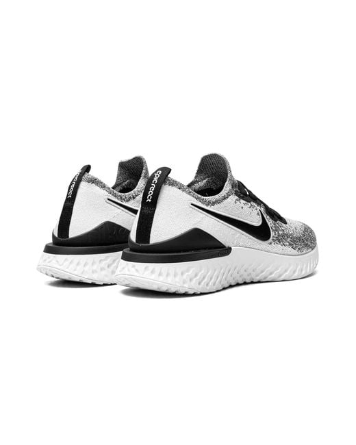 Nike Epic React Flyknit 2 Shoes in Black | Lyst UK