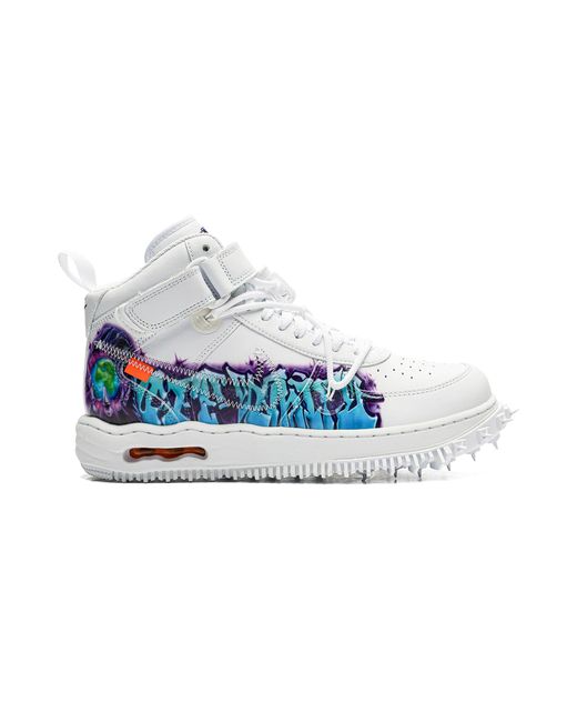 Nike Black Air Force 1 Mid "Off for men