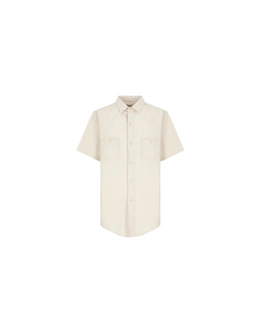MM6 by Maison Margiela Black Short Sleeve Cotton Shirt S50Dr0010M30022103" for men