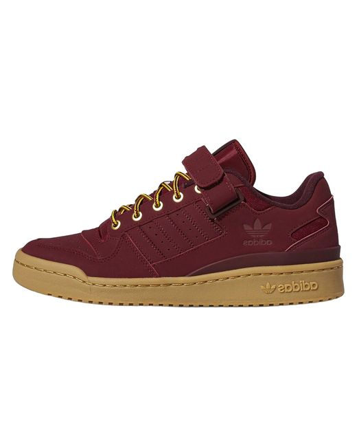 Adidas Purple Forum Low "Collegiate Burgundy Gum" Gx7077" for men