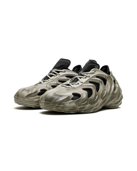 Adidas Black Adifom Q "olive Strata" Shoes
