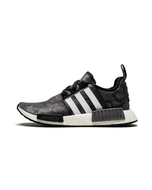 Adidas Black Nmd R1 "Bape for men
