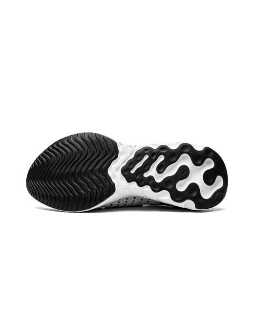 Nike Black React Phantom Run Flyknit --Pure Platinum" Cj0277 100" for men