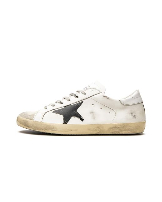 Golden Goose Deluxe Brand Black Super-Star "Stripes" Gmf00331.F003037.10220" for men