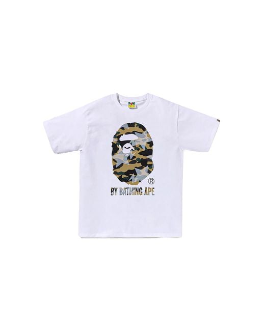 A Bathing Ape Black Sta Overprint 1St Camo T-Shirt 0Zxtem023101Q Whr" for men