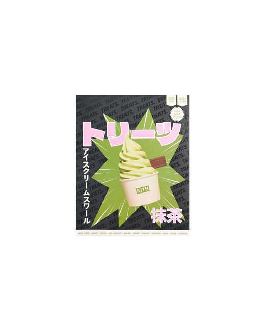 Kith Black Treats Matcha Poster T-Shirt Khta030080 001" for men