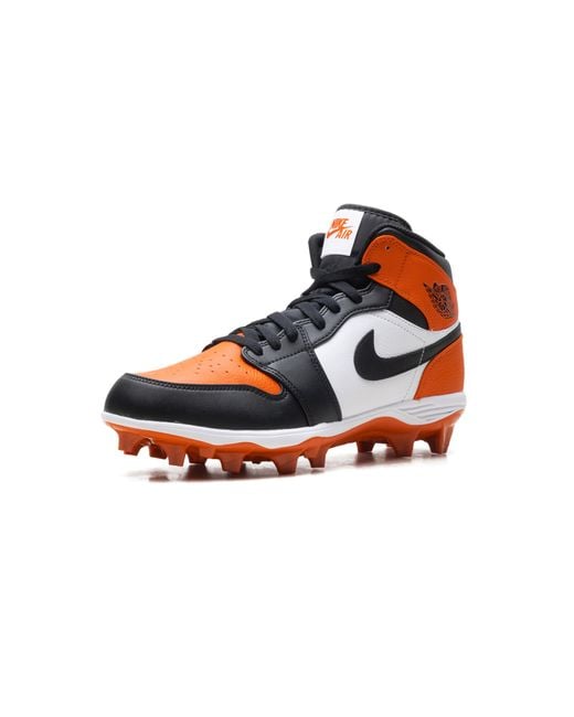 Nike Black Air 1 Mid Cleats "Shattered Backboard" Fj6805 801" for men