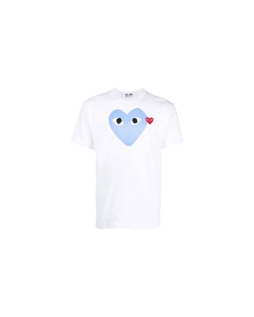 COMME DES GARÇONS PLAY Black Pastel Heart Emblem Ss T-Shirt /Light" Az T106 051 2 4" for men