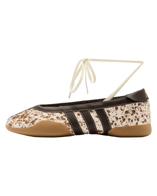 Adidas Black Taekwondo Mei Ballet "Cow Print Off Dark" Ki0402"