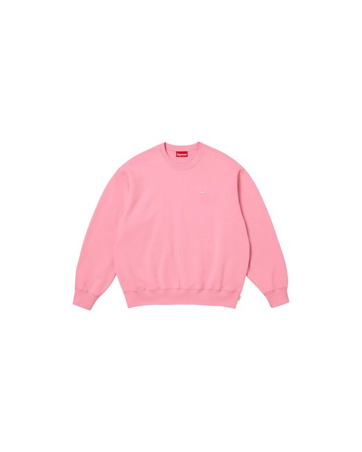 Supreme Pink Small Box Crewneck "Fw25