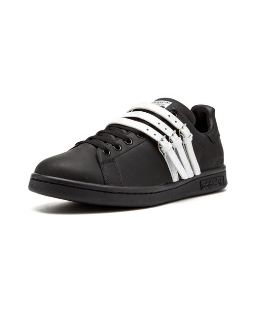 Adidas Black Stan Smith Strap "Raf Simons Core" S75801" for men
